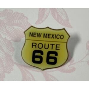 New Mexico Route 66 Souvenir Pin for a Hat, Lapel, Lanyard, Jacket or Backpack